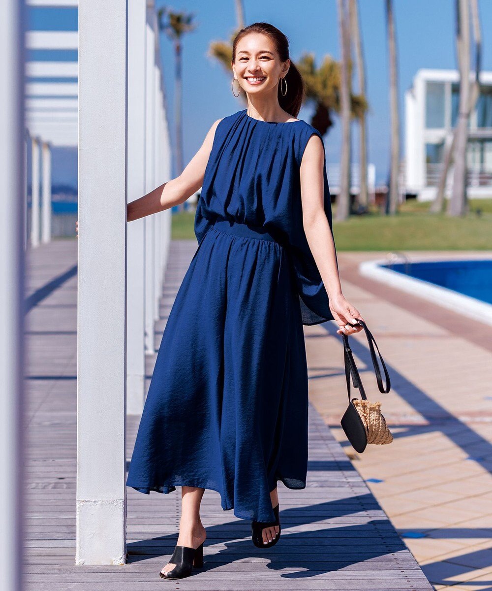 UNFILO ヴィンテージシアー プリーツブラウス 