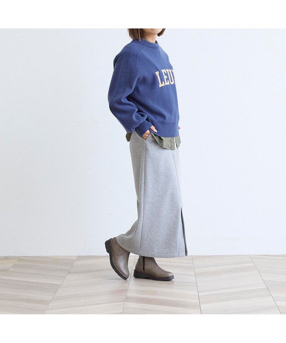 ing <ing>【WEB限定】ボリュームソールラウンドショートブーツ 