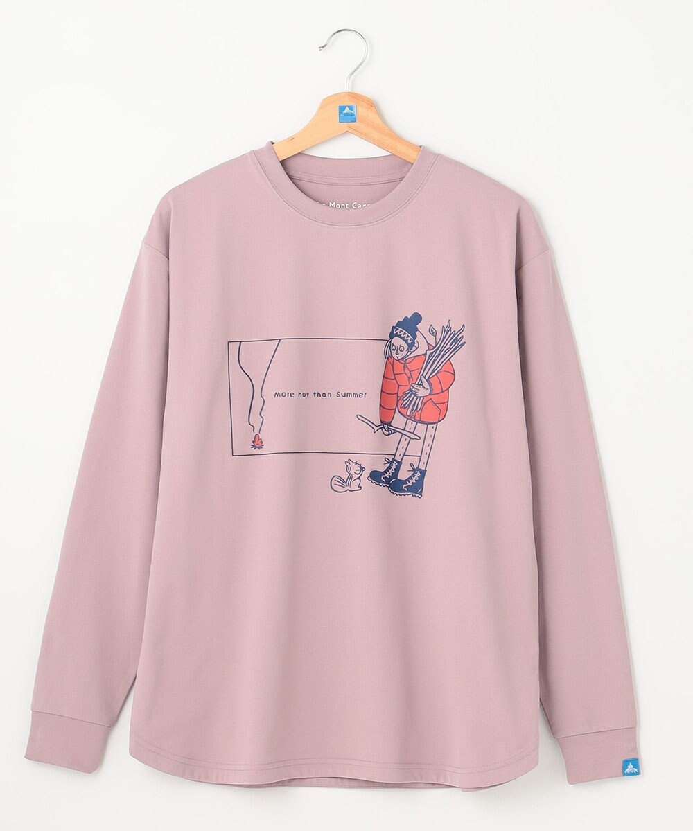 SHARE PARK LADIES 【LADIES】吸水速乾 フロントプリントTシャツ 