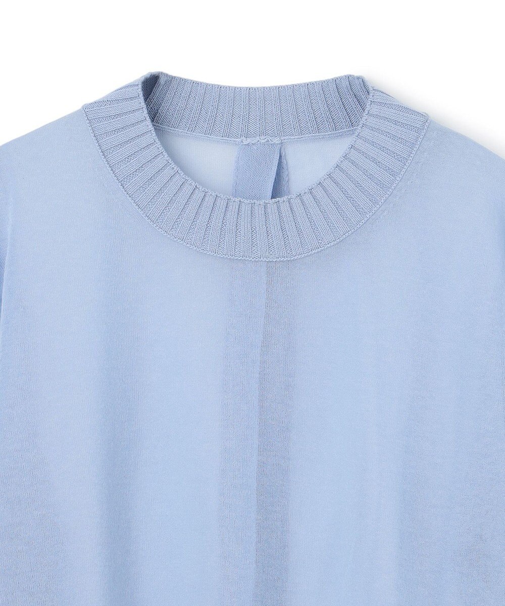 BEIGE， PYRRHOT / シアーコンビ バックスリットプルオーバー 