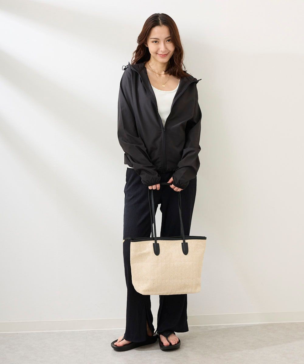 OP／FILA 【FILA】ラッシュガードフルジップ 軽量布帛パーカー 