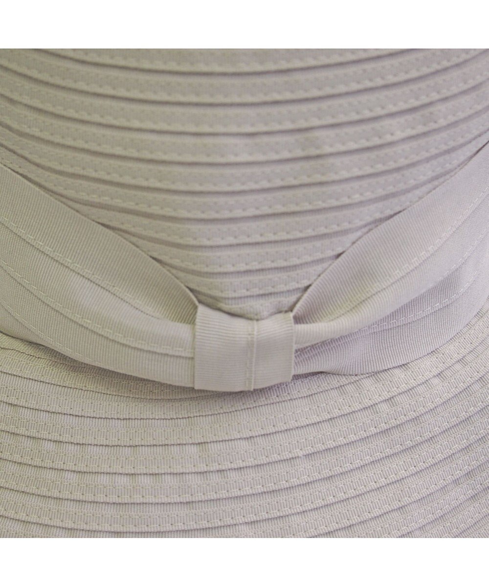 ATRENA 段折りブレード リボンつきキャペリン 