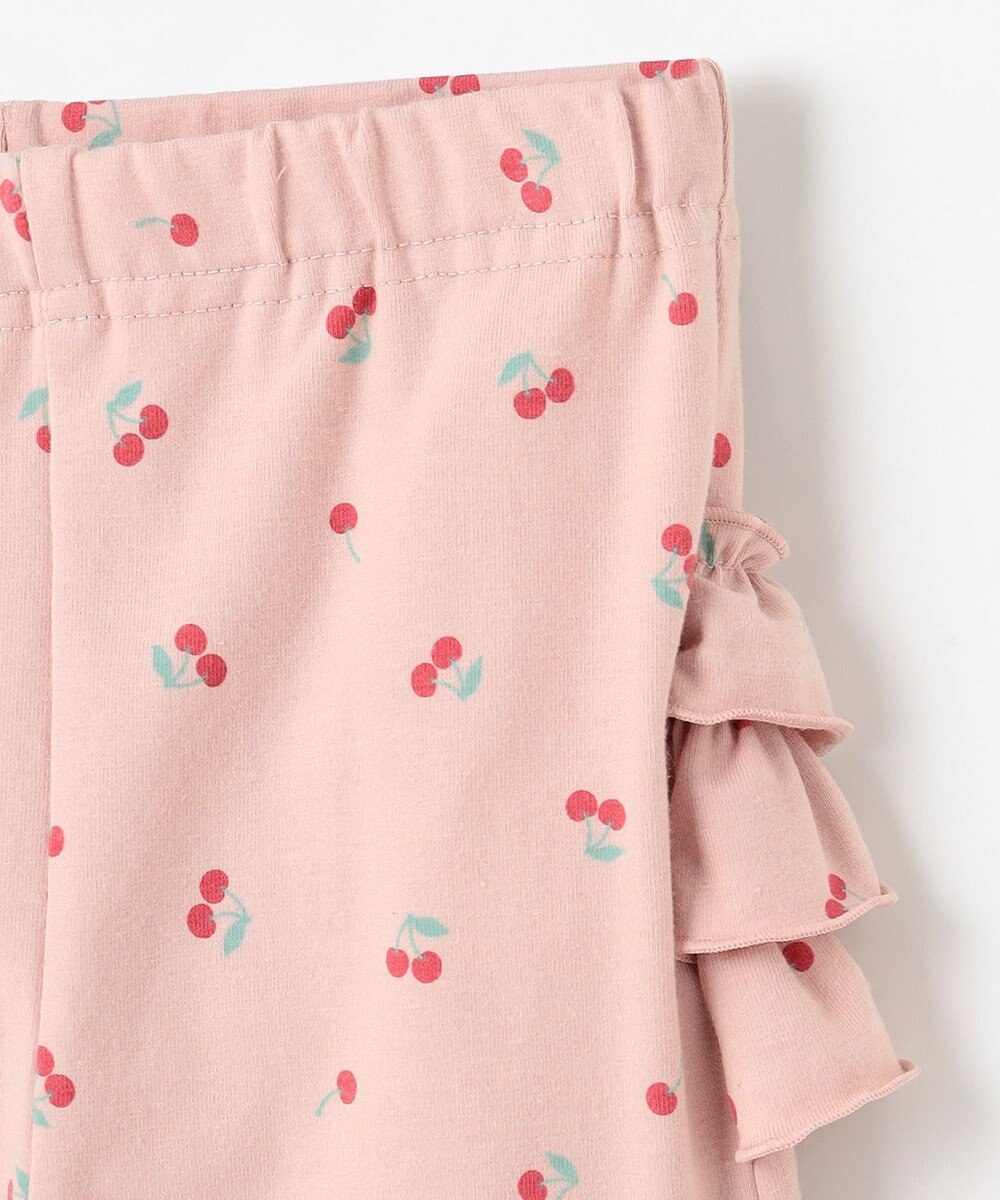 ANY KIDS 【WEB限定】フリル付き総柄レギンス 