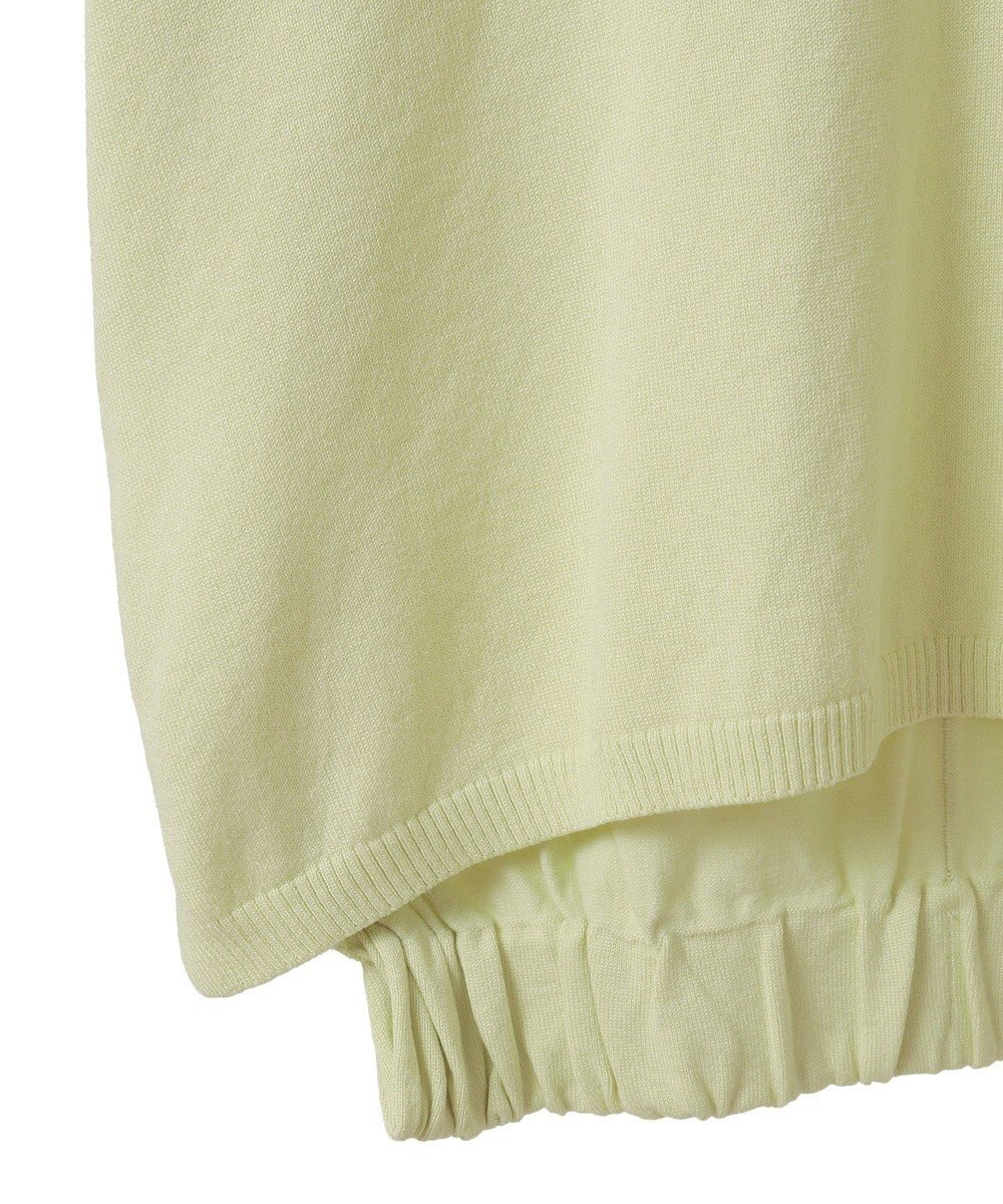 CRAFT STANDARD BOUTIQUE バックギャザーＶネックニットベスト 