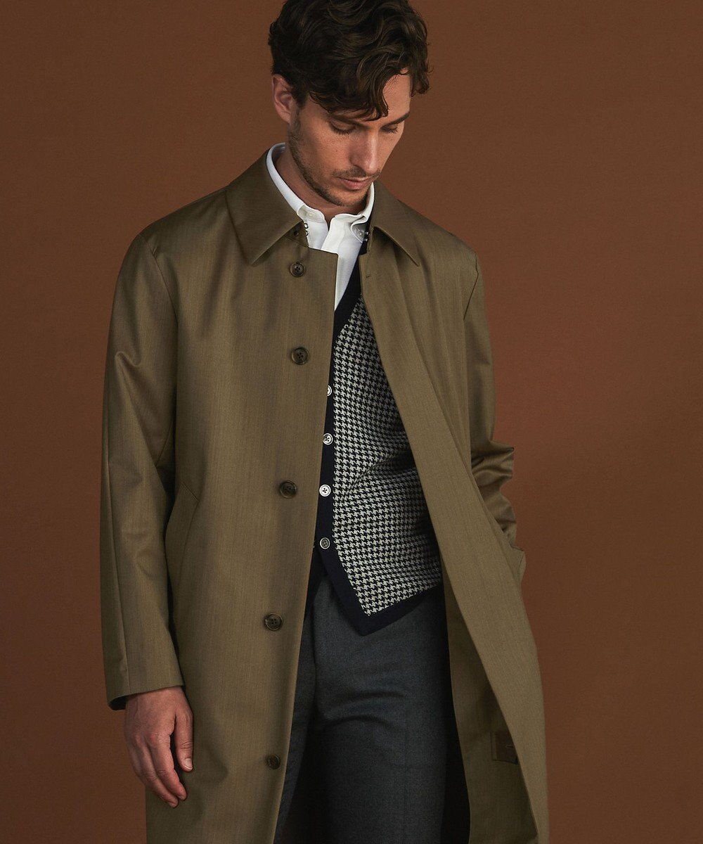 GOTAIRIKU 【家庭洗濯可能】イタリア糸 ハイゲージ ベスト 