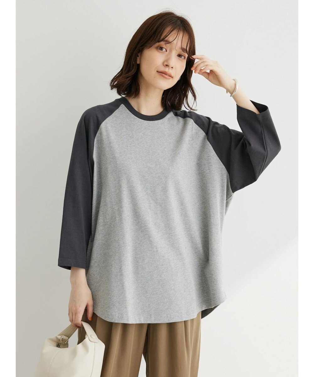 Green Parks ・Ｄｏｕｂｌｅ　Ｆｌａｇｓ　ラグラン７分袖Ｔシャツ 