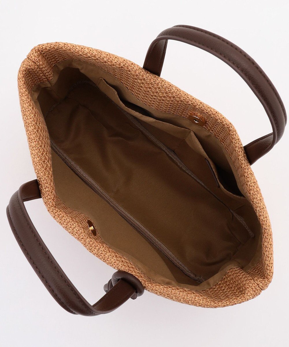 ANY ワイドフェイクラフィアトートバッグ 