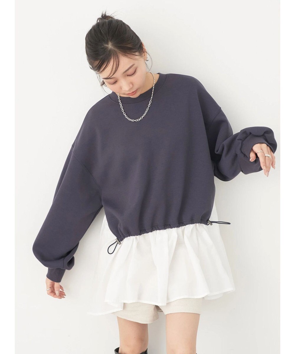 earth music&ecology ダンボールレイヤードチュニック 