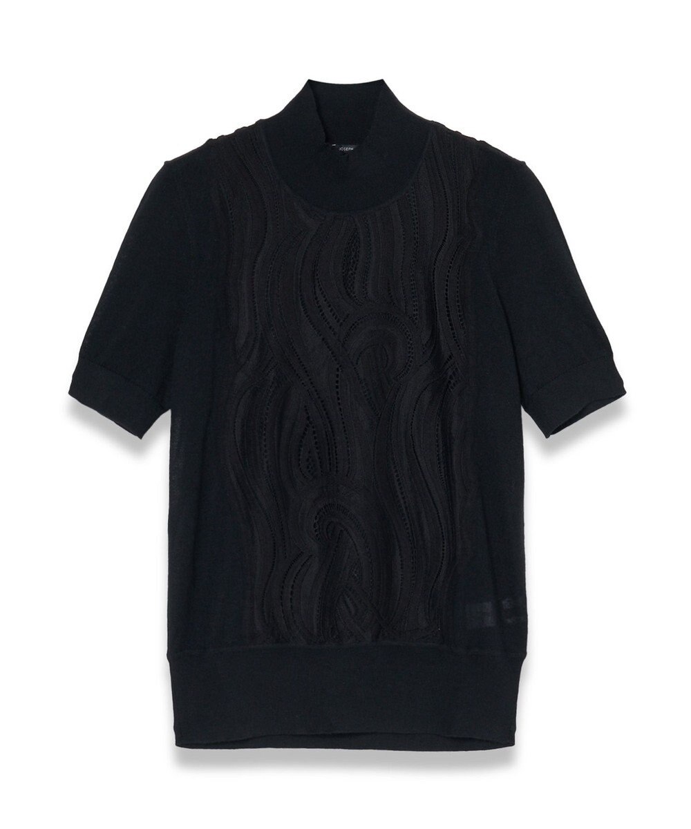 JOSEPH レース&ニット　ショートスリーブニット 