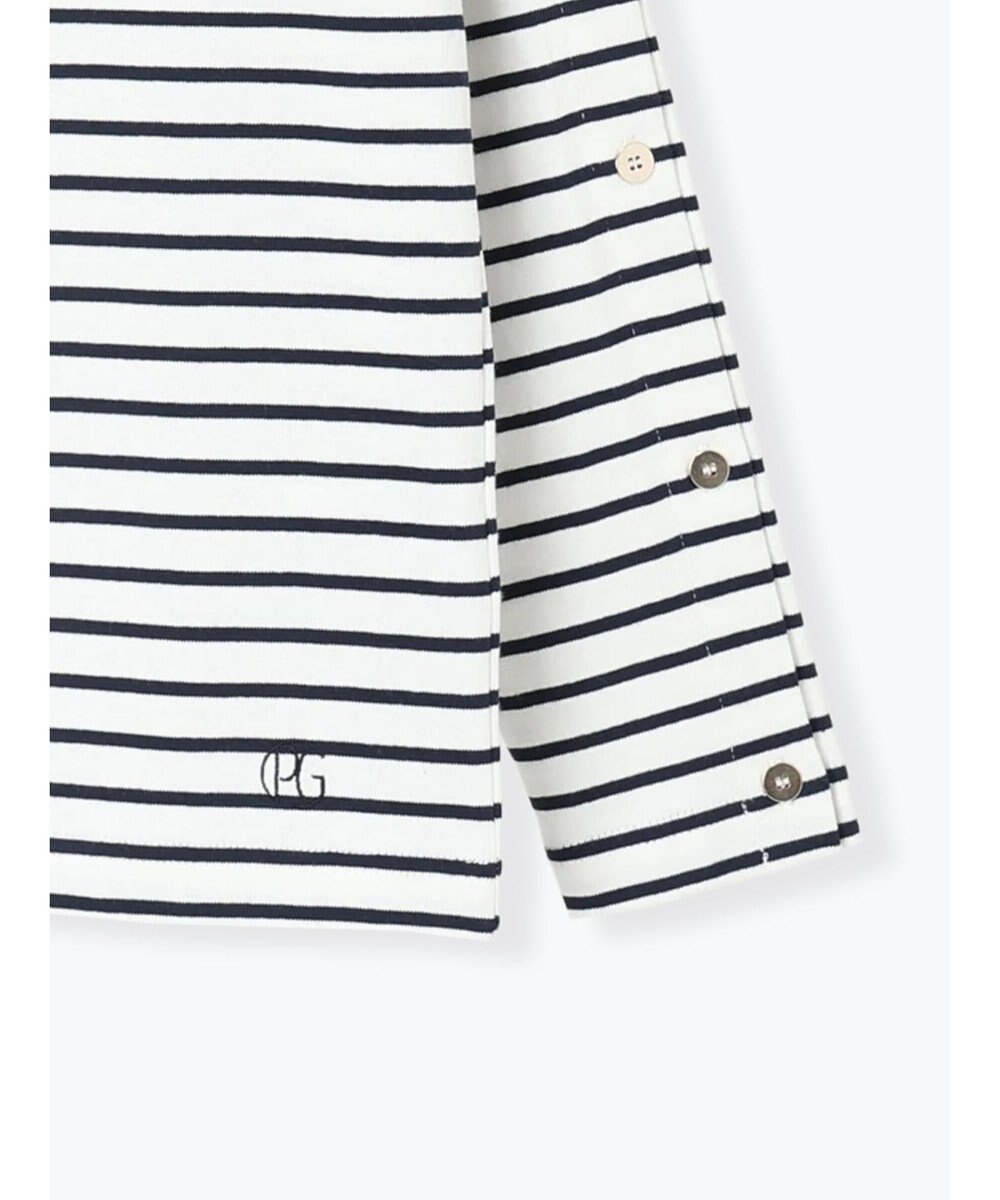 Te chichi ショルダー釦ボーダーカットソー 