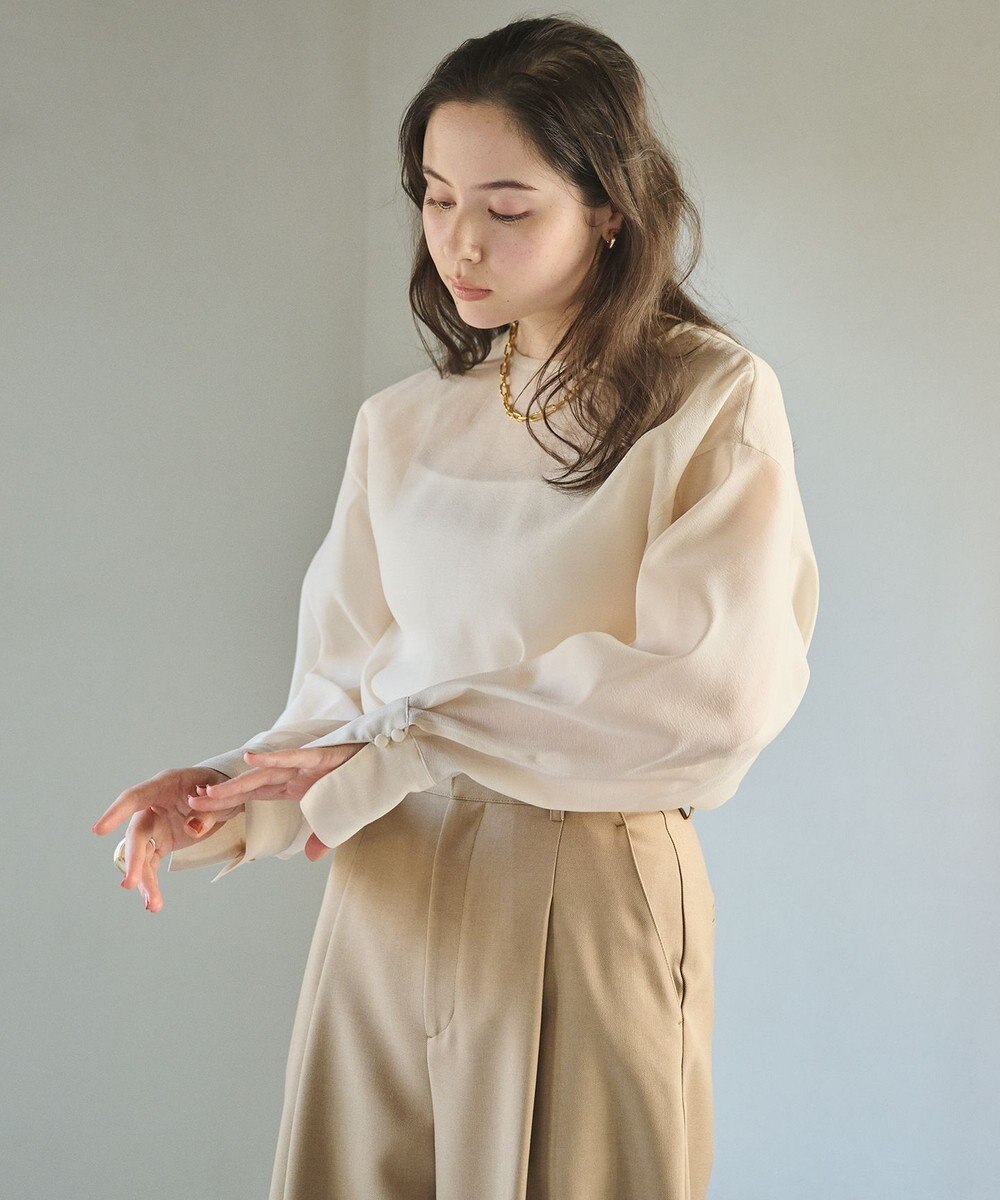 #Newans シアープルオーバーシャツ 