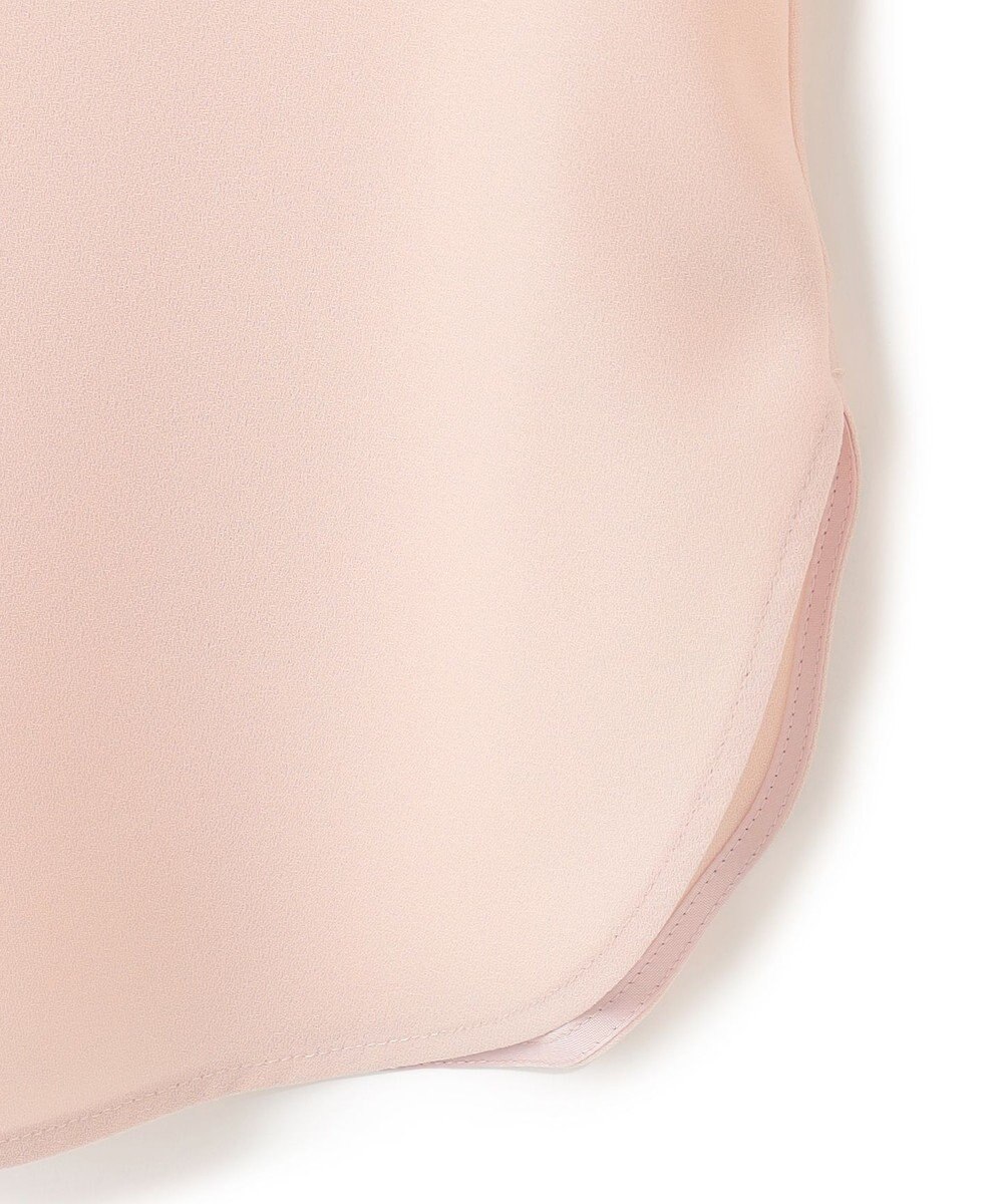 BEIGE， 【洗える】STOW / バンドカラーフリルブラウス 