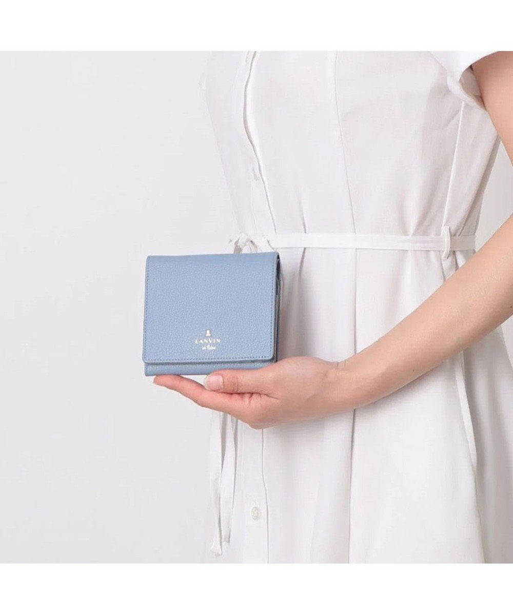 LANVIN en Bleu メラニー 二つ折りBOX財布 