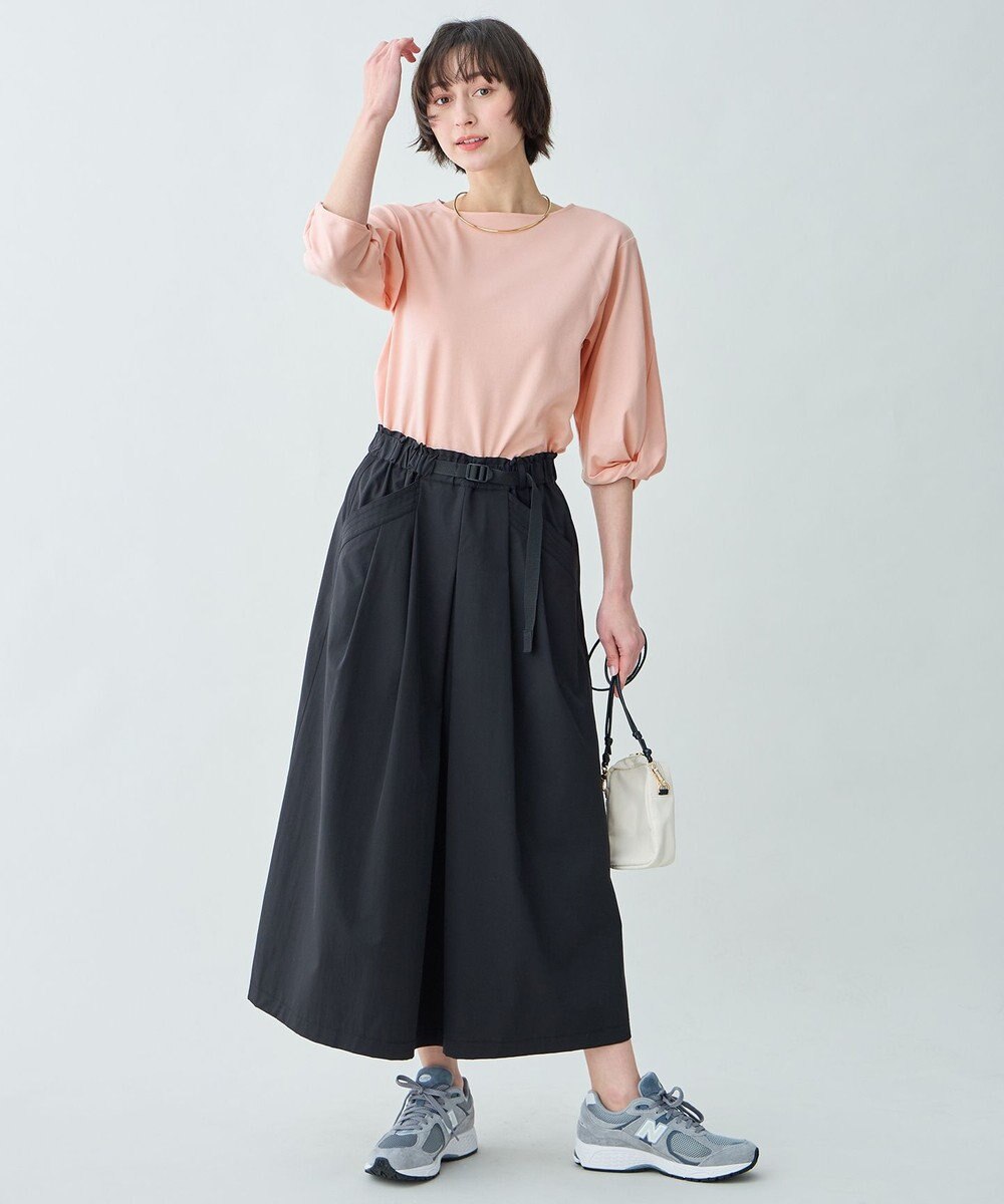 ANY L 【WEB限定】シルケットスムースツイストスリーブカットソー 