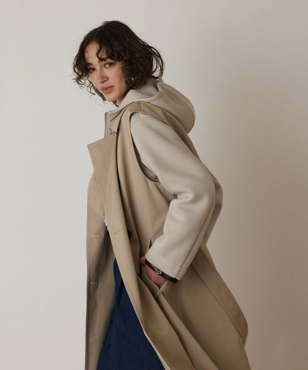 GRACE CONTINENTAL パーカーコンビトレンチ 