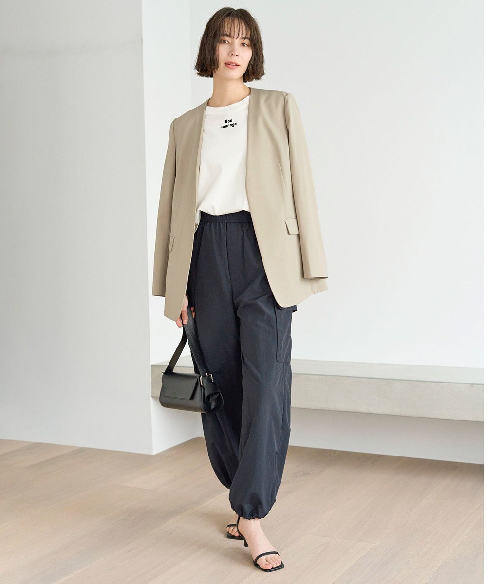 UNFILO TENNEN TOUCH ノーカラージャケット 