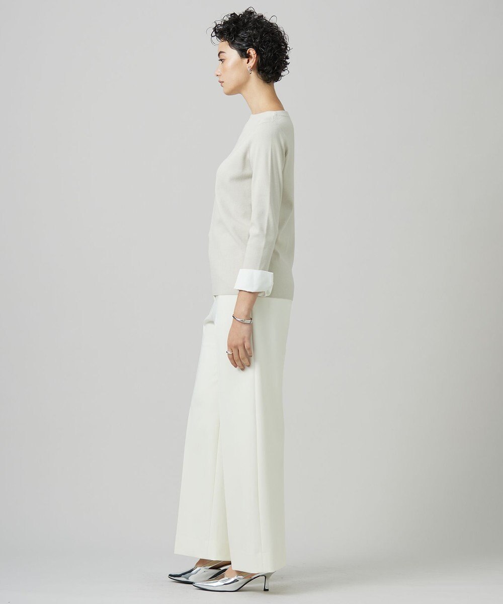 ICB 【洗える】 Peツイルダウンファブリック ワイドパンツ 