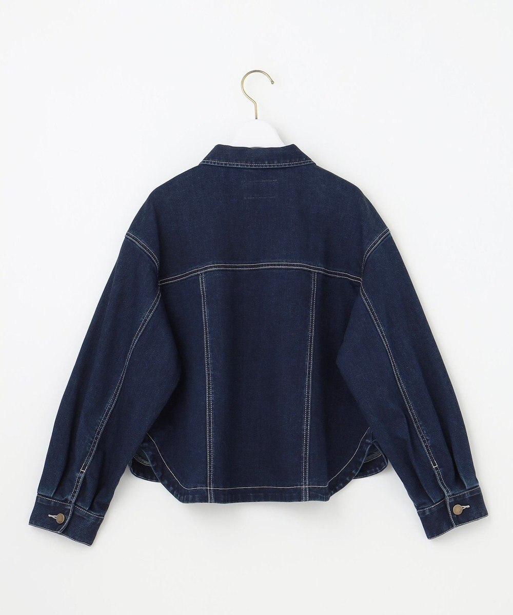 ANY SIS 【洗える】ストレッチライトデニム ジャケット 