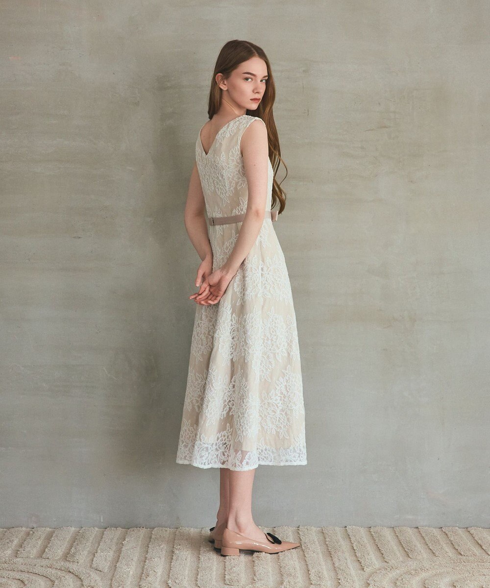 GRACE CONTINENTAL レースボーダードレス 