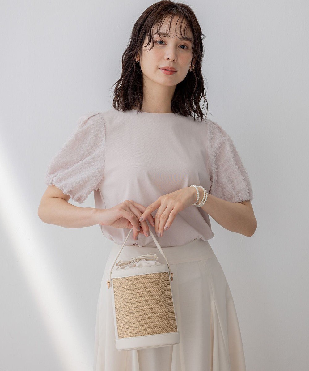 組曲 マテリアルコンビバケットバッグ 