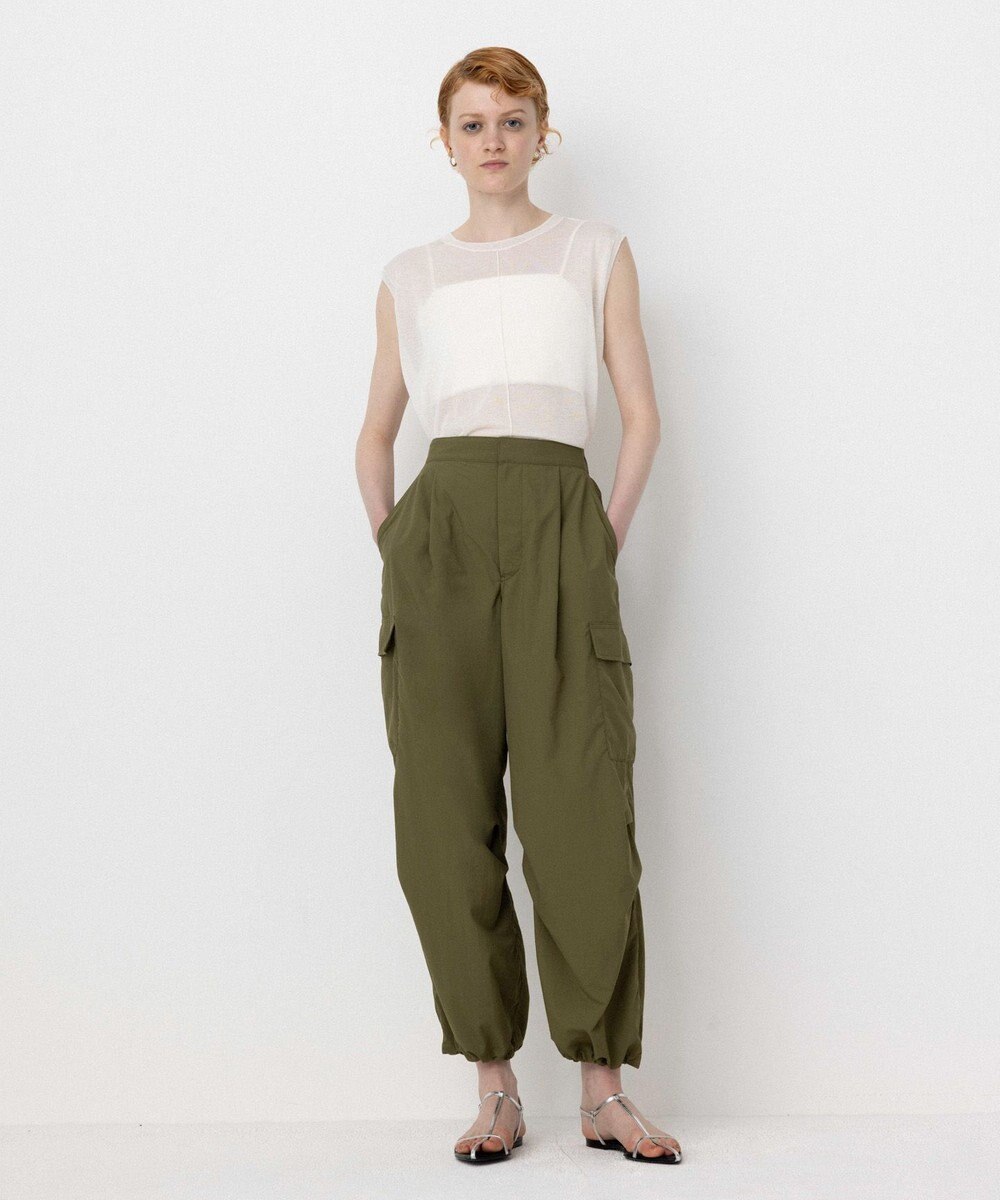 NAVE 【ReNAVE・洗える/撥水加工/接触冷感/UVケア/セットアップ】ナイロンタスラン カーゴパンツ 
