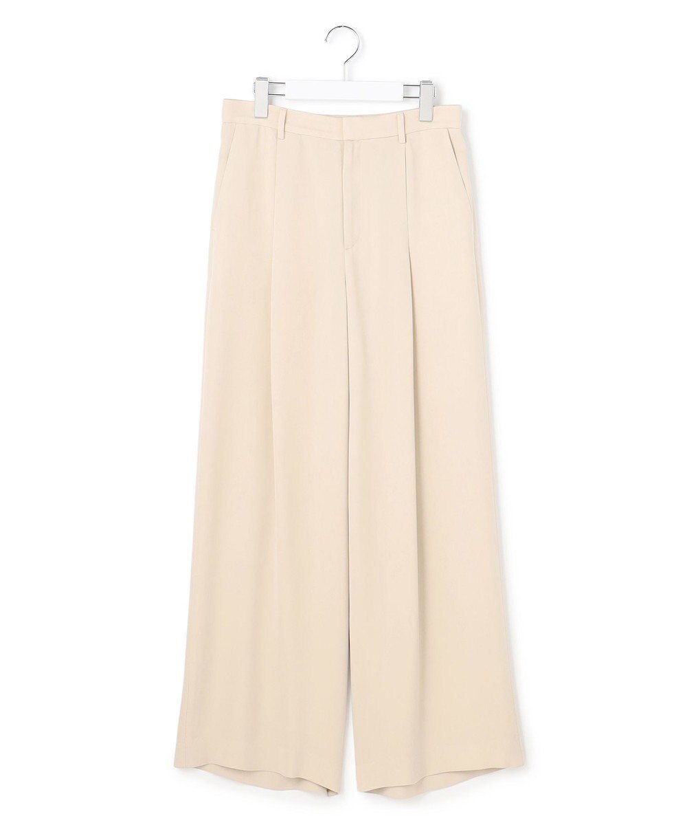 ICB L 【WEB＆一部店舗限定】BrightCupraSatin ワイドパンツ 