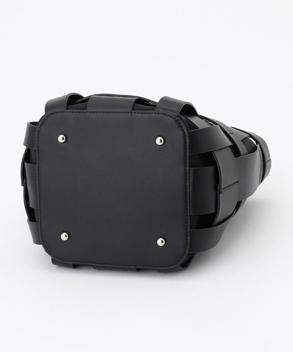 Y'SACCS 【リサイクルレザー】メッシュかごバッグ　small 