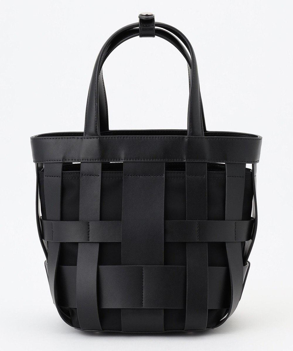 Y'SACCS 【リサイクルレザー】メッシュかごバッグ　small 