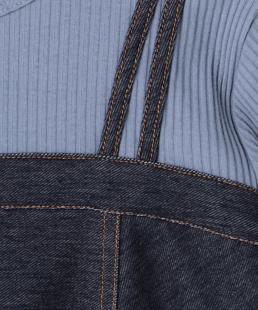 組曲 KIDS 【110-140㎝】 チェックドッキング ワンピース 