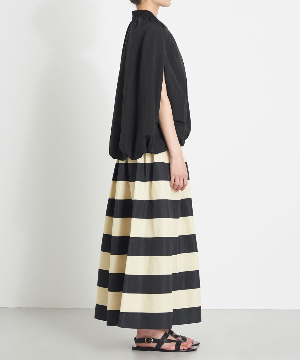 NAVE 【Nave　洗える】ソフトタフタ  スリットスリーブ ブルゾン 