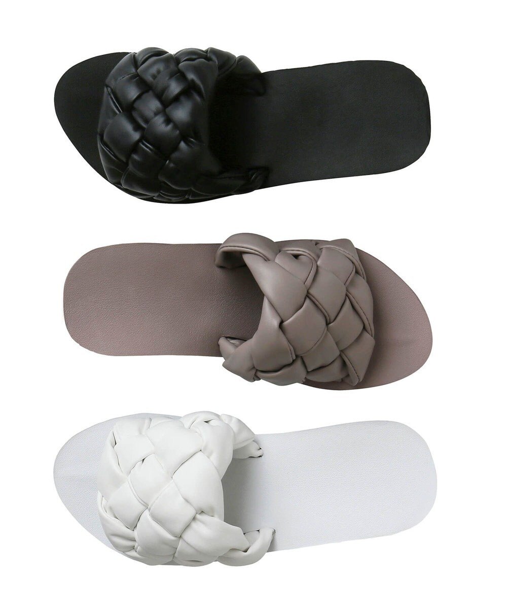 San-ai Resort（三愛水着楽園） 編込み厚底ビーチサンダル【San-ai Resort（サンアイリゾート）】 