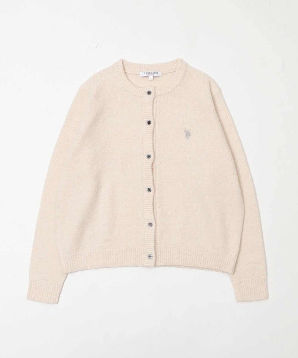 WEGO 【WEB限定/25年秋冬新作】別注USPOLO微起毛カーデ 