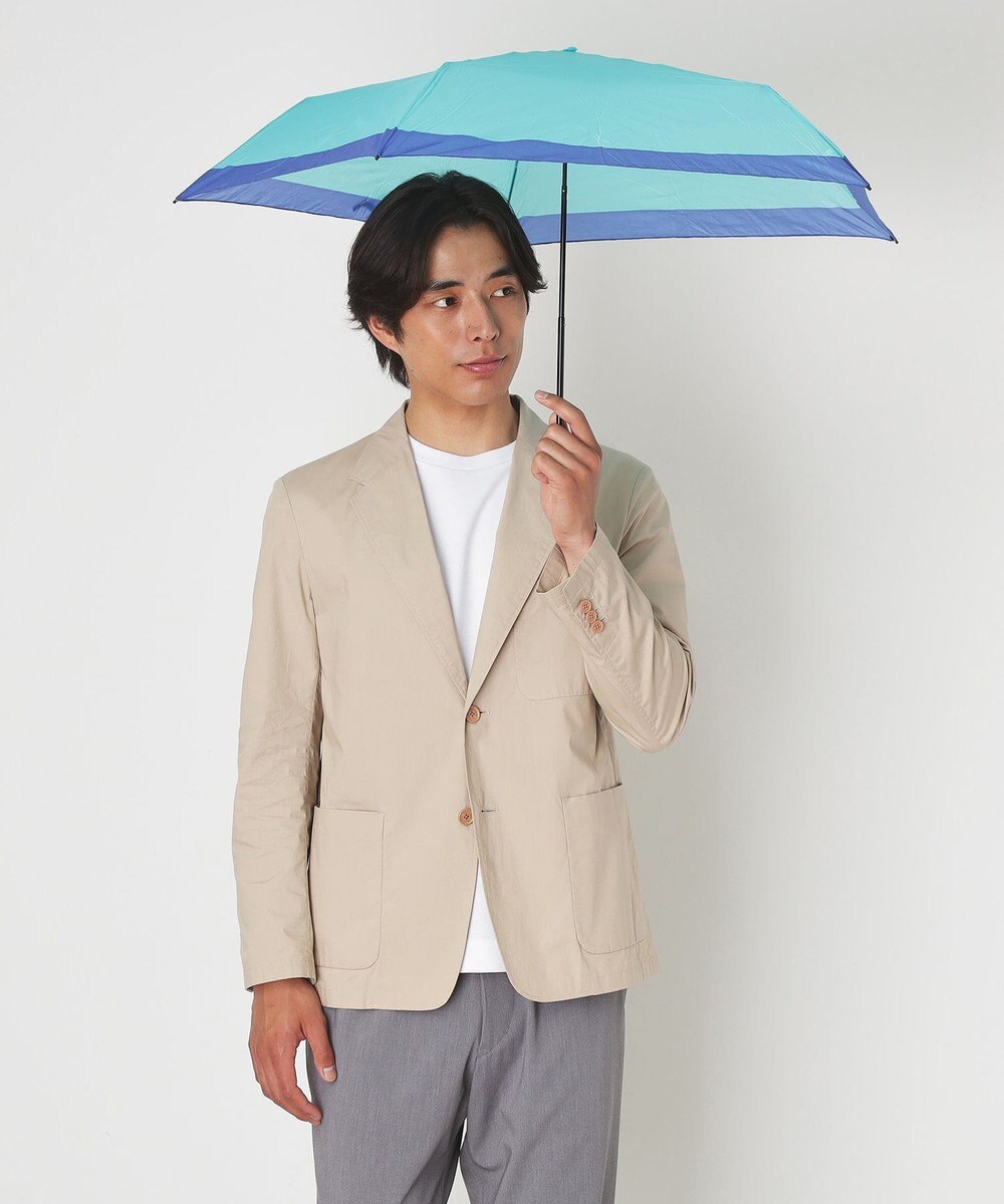 MOONBAT 【雑誌掲載Oggi7月号】Magical tech(マジカルテック) 超軽量 折りたたみ傘 65g 50cm ヘムボーダー UV 