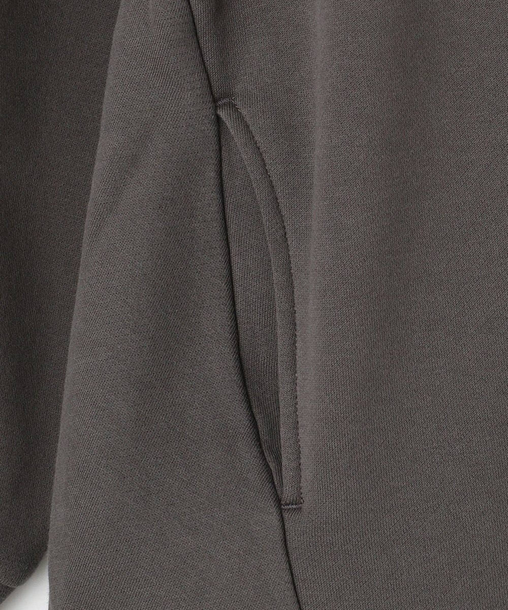 自由区 【洗える】4段裏毛起毛 パーカー 