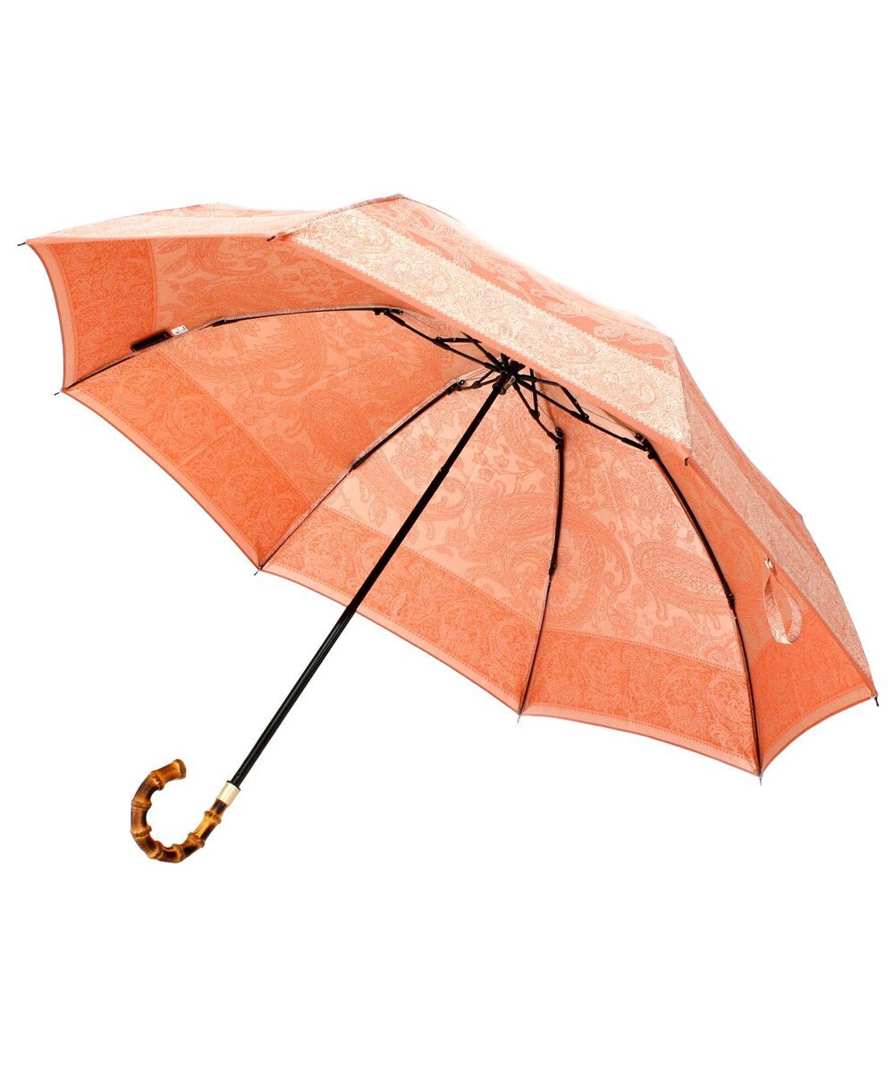 槇田商店 Kirie ペイズリー ビンテージアプリコット 折りたたみ傘 
