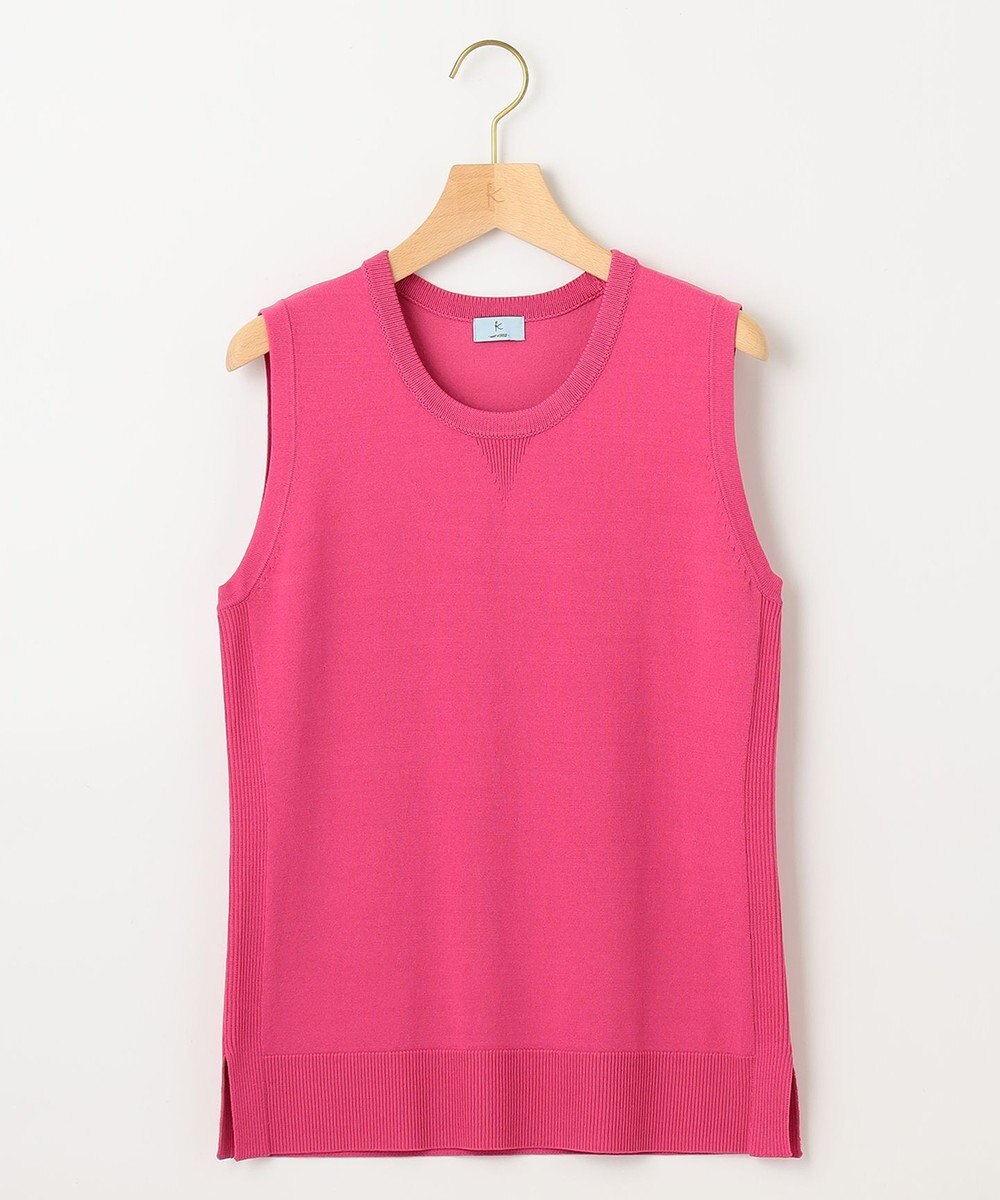 組曲 【洗える・アンサンブル対応】MINAノースリーブ ニット 