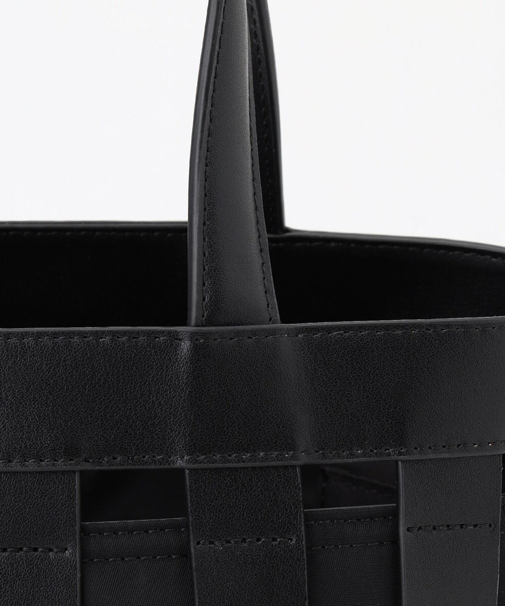 Y'SACCS 【リサイクルレザー】メッシュかごバッグ　small 