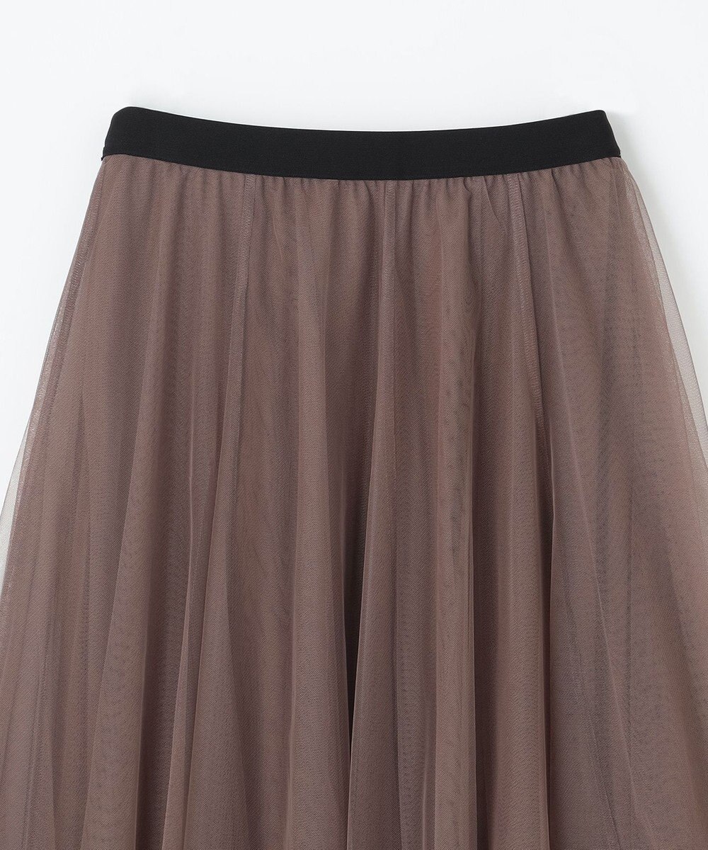 ANY 【ウエストゴム】チュールフレアースカート 