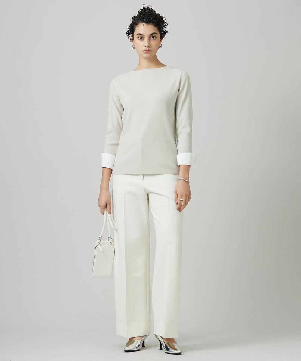 ICB 【洗える】 Peツイルダウンファブリック ワイドパンツ 