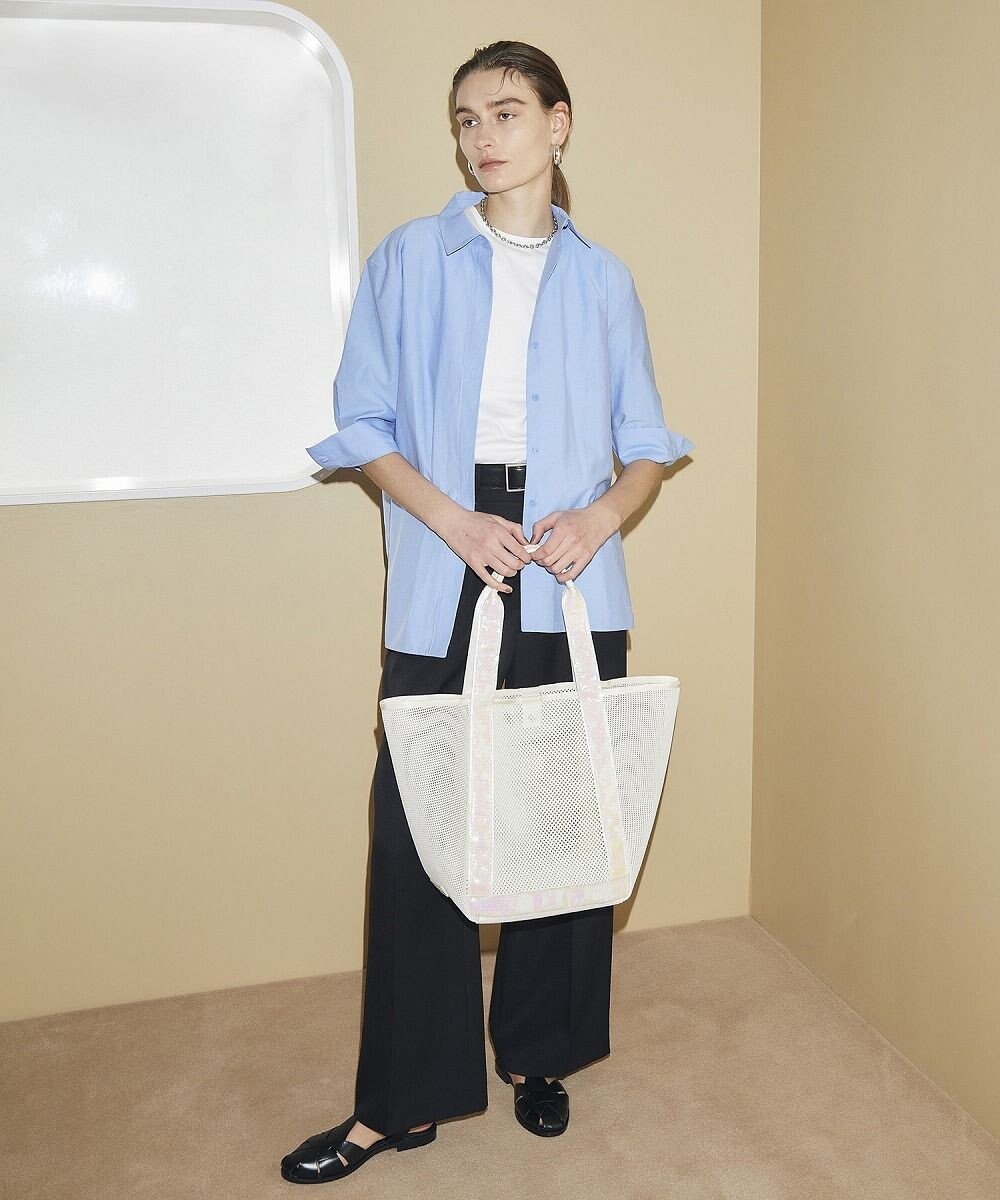 TOPKAPI 【TREASURE TOPKAPI】スパンコール ハンドル メッシュ トート バッグ 