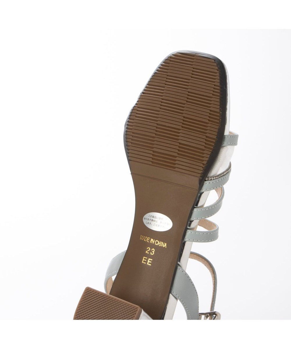 Riz raffinee <Riz raffinee>ラインストーン付きチュールストラップサンダル 