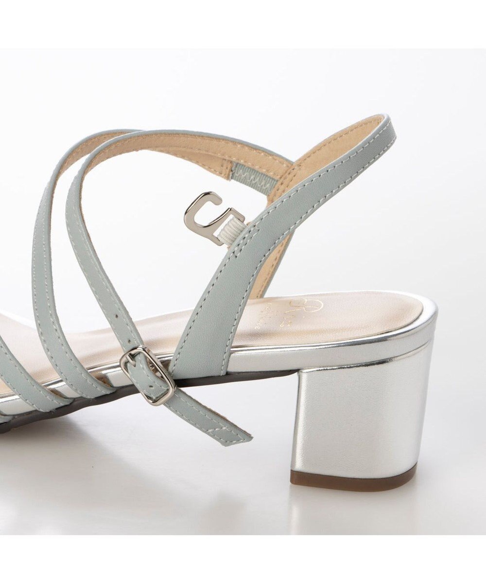 Riz raffinee <Riz raffinee>ラインストーン付きチュールストラップサンダル 