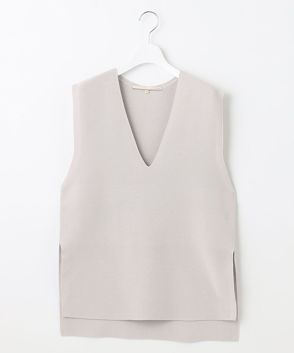 自由区 【洗える】コットンストレッチホールガーメント ベスト 