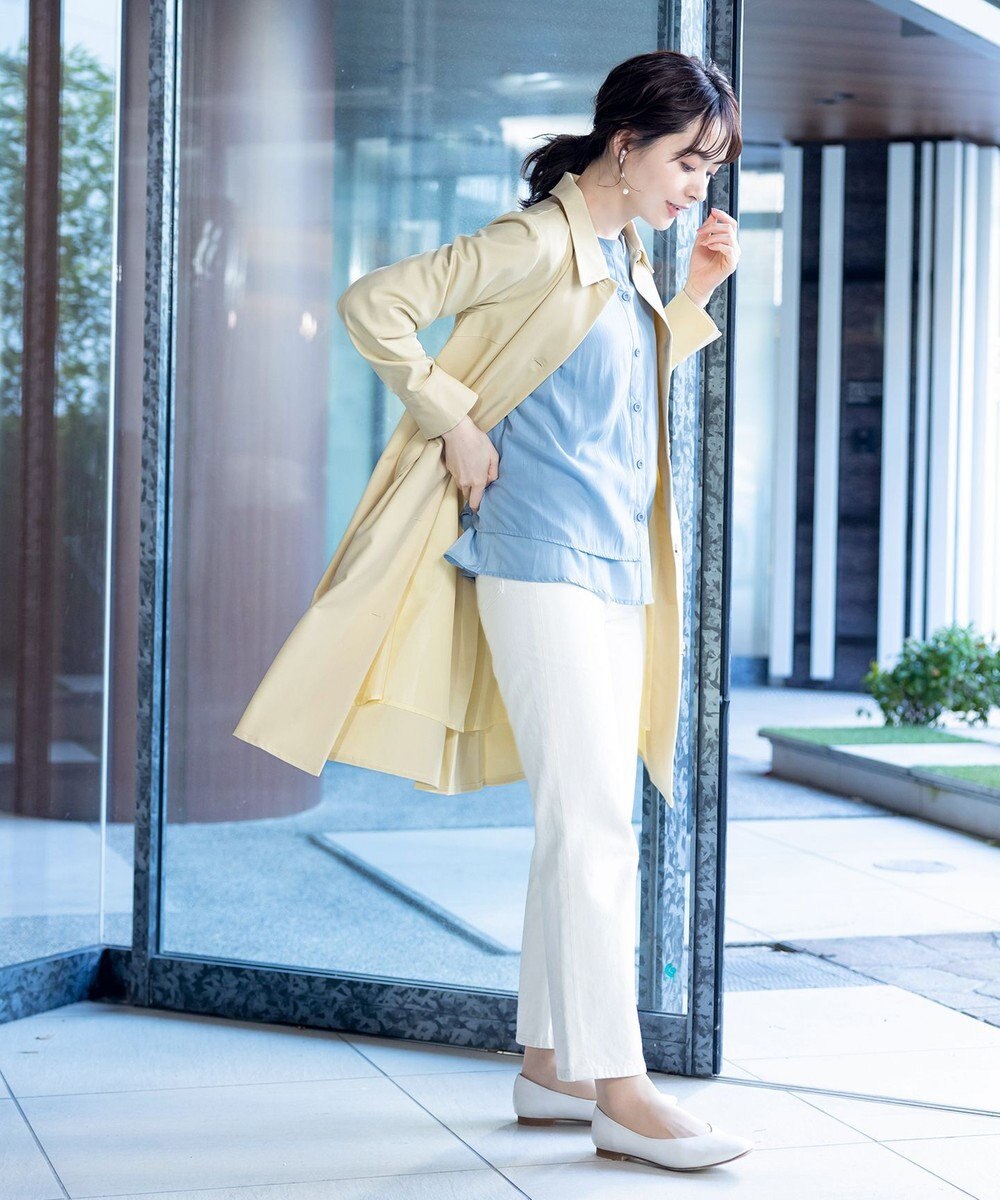 Tiaclasse L 【洗える】ステンカラーコート 