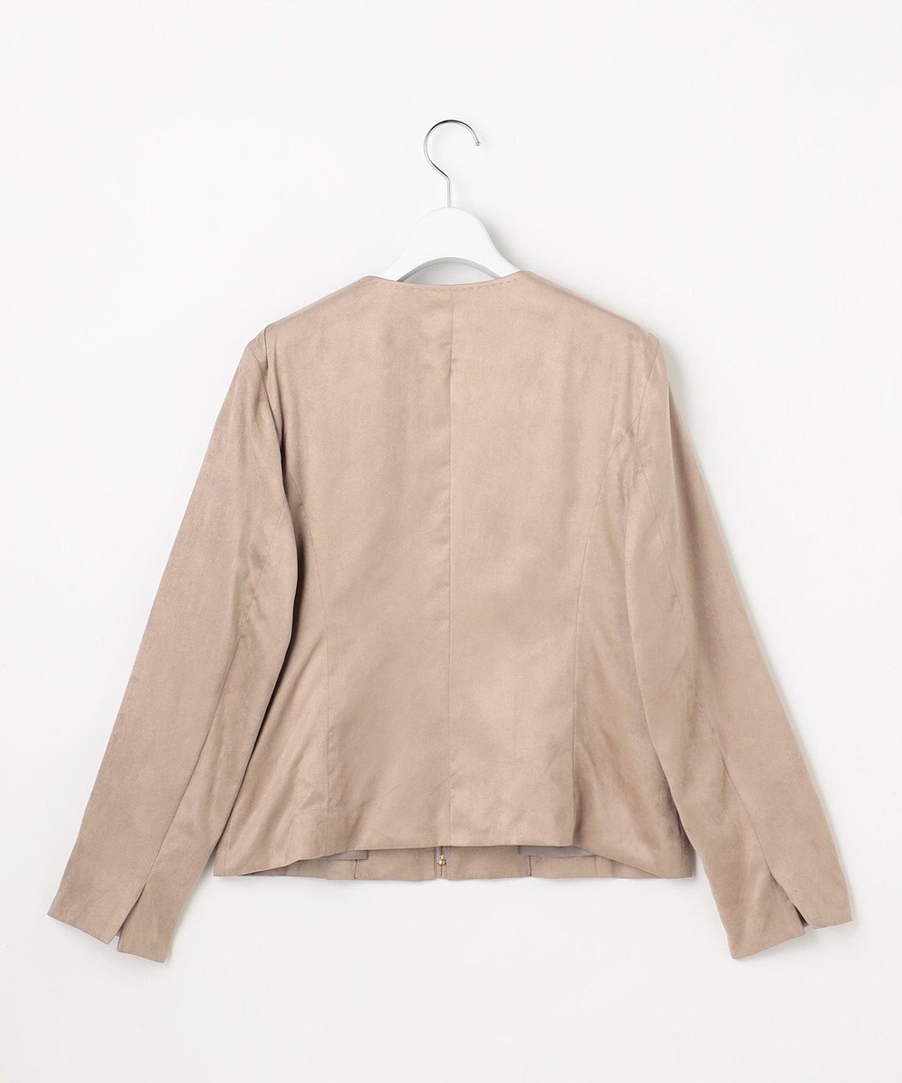 J.PRESS LADIES ライトマイクロスエード ブルゾン 