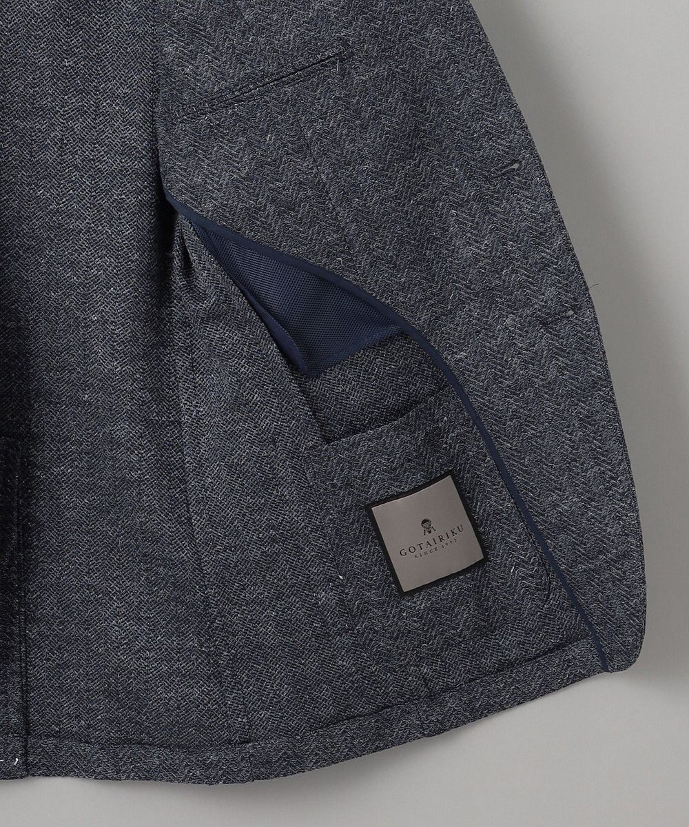 GOTAIRIKU 【宮田毛織】リネンジャージー カーディガンジャケット 