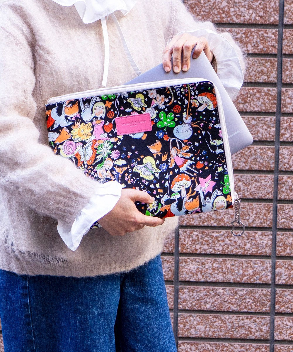 tsumori chisato CARRY プリントミックスPCケース モバイルケース/カバー 