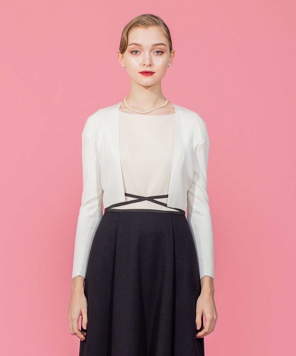 TOCCA 【洗える！】SILK RIB BOLERO ボレロ 