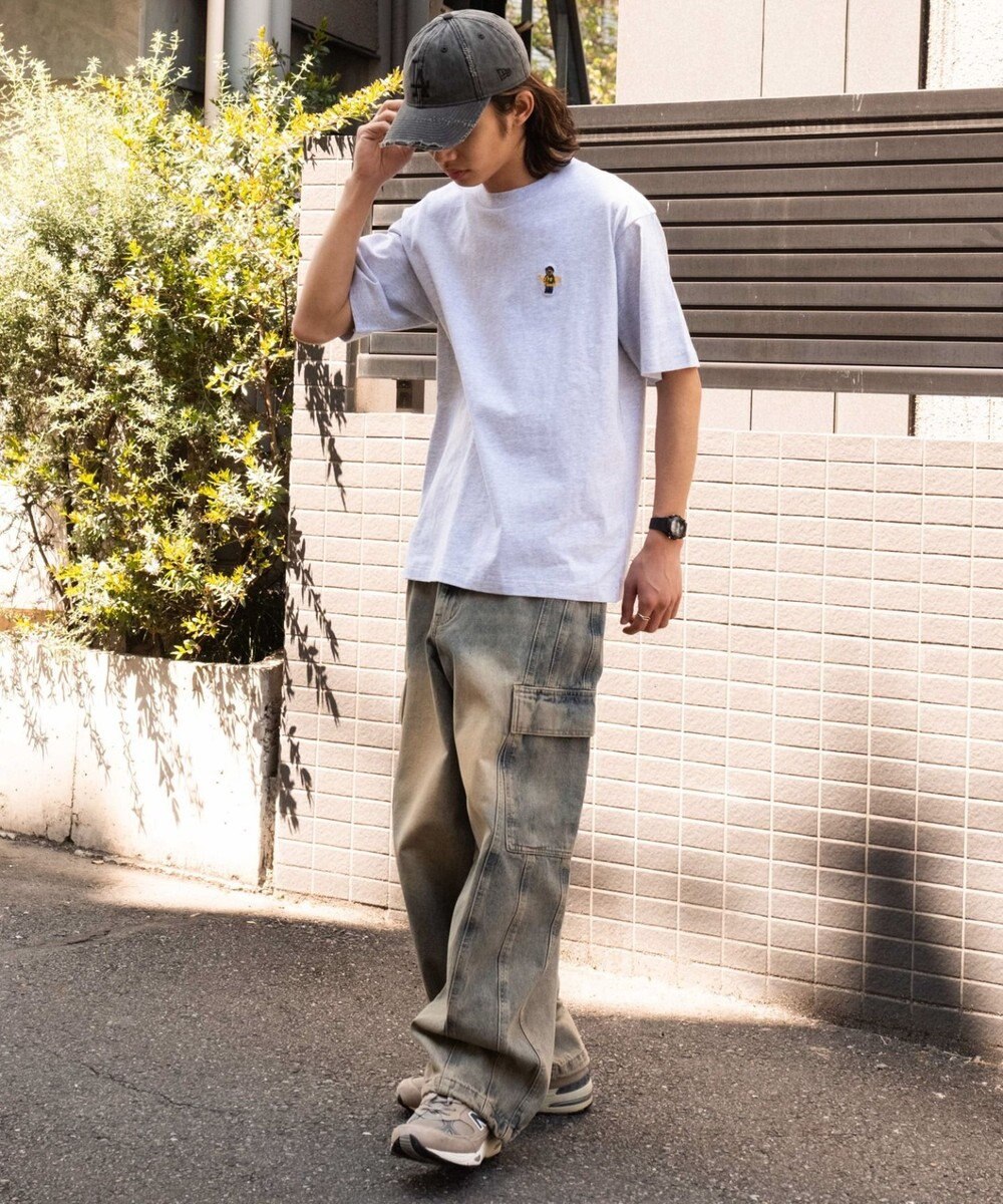 WEGO 【MLサイズ展開/綿100%】グラフィックワンポイントT（SS） 