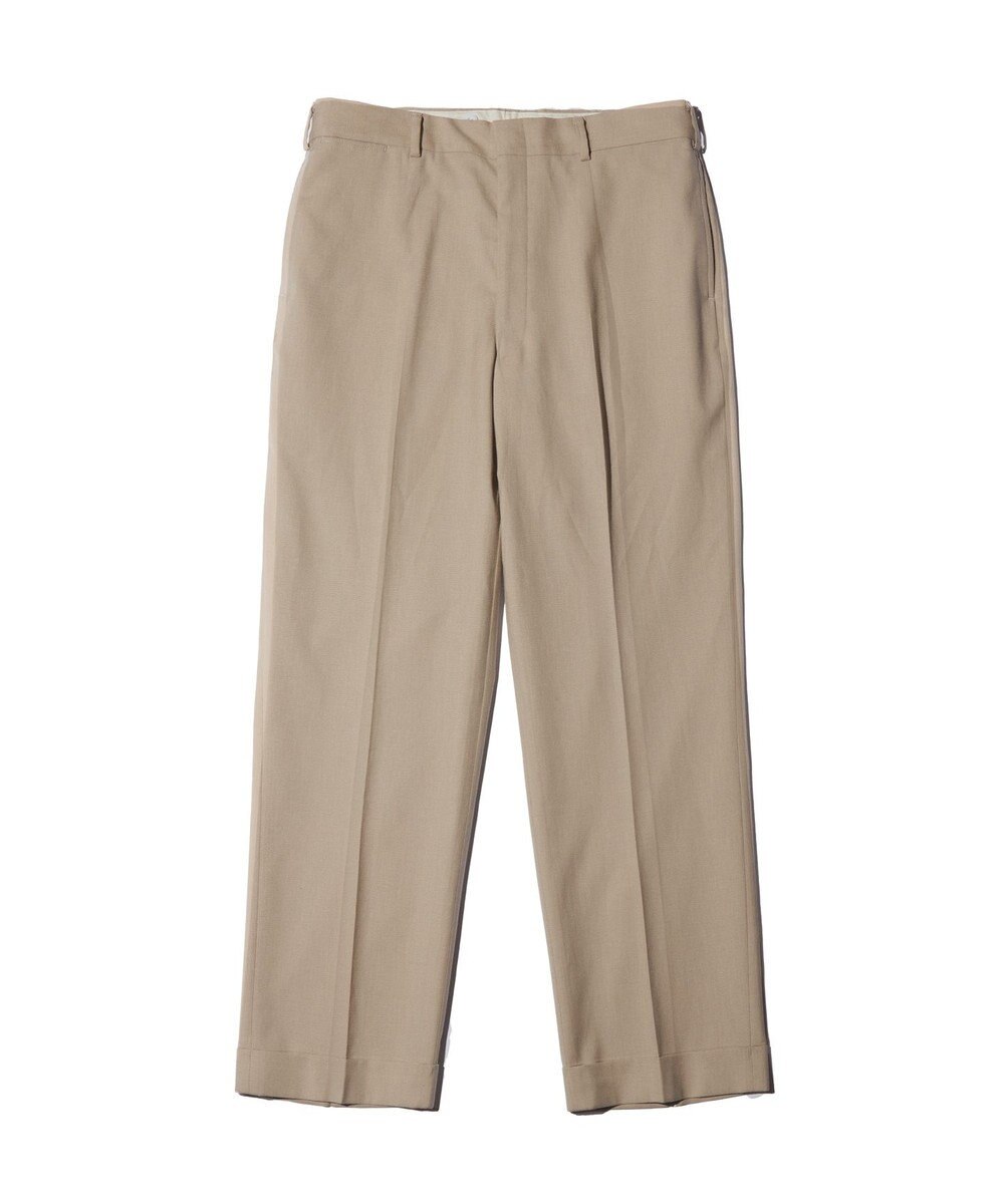 J.PRESS MEN 【J.PRESS ORIGINALS】Magic Cuba Wool Cotton Hopsack Spindle Piped stem１tuck / Made in Japan 